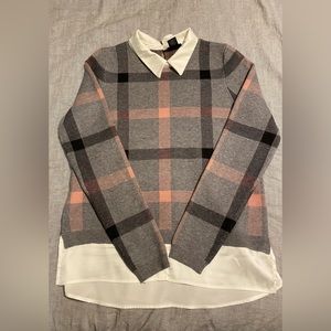 Tahari Collared Sweater